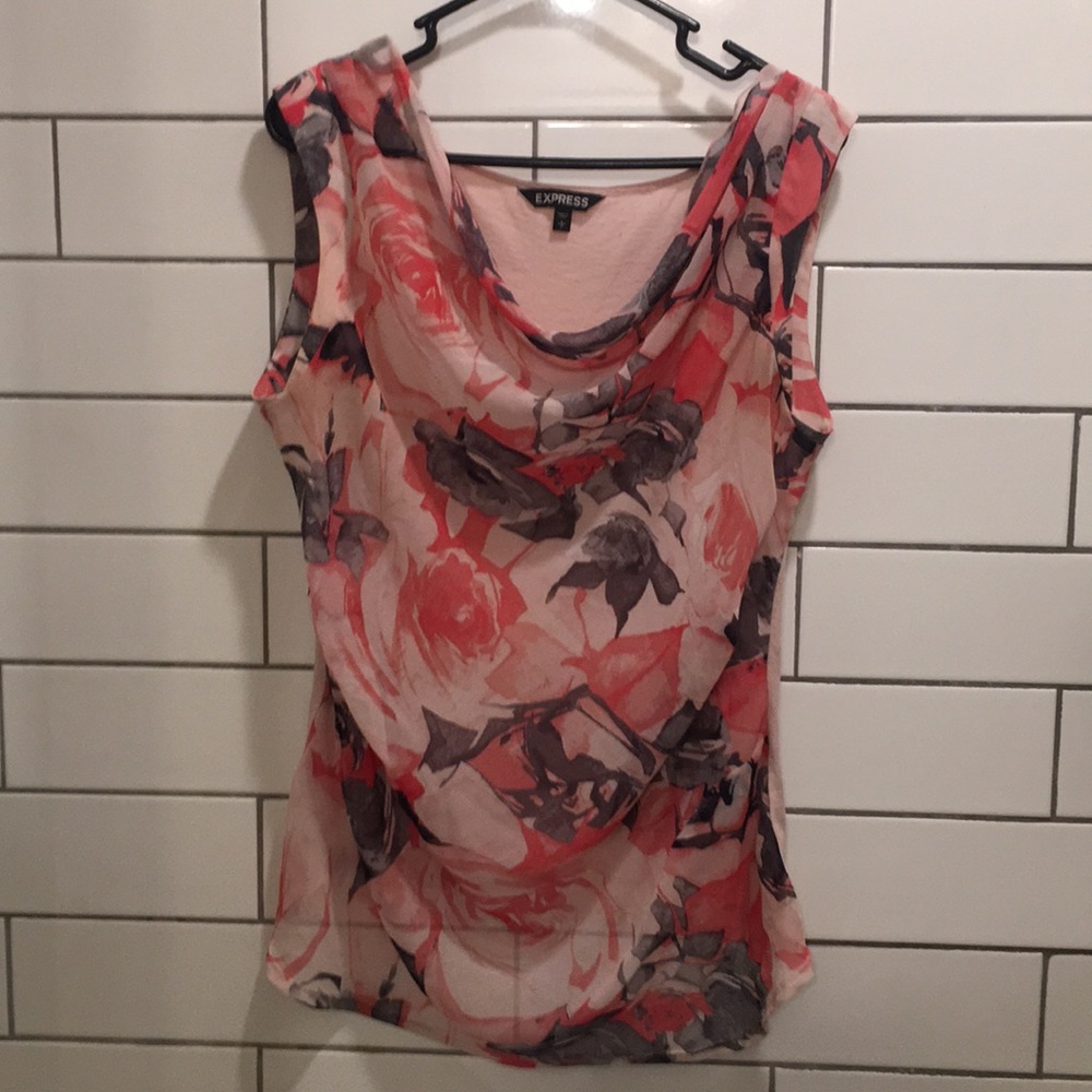 Express Dress Shirt with flower print